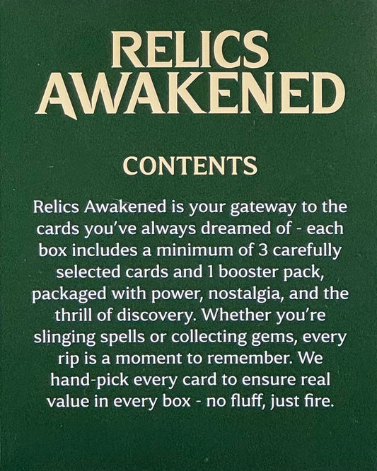 Relics Awakened Magic: The Gathering -  $50  Repack